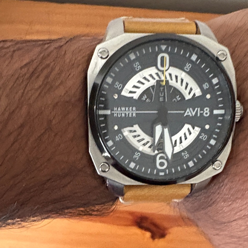Hawker Hunter Men's Watch - Black and Tan